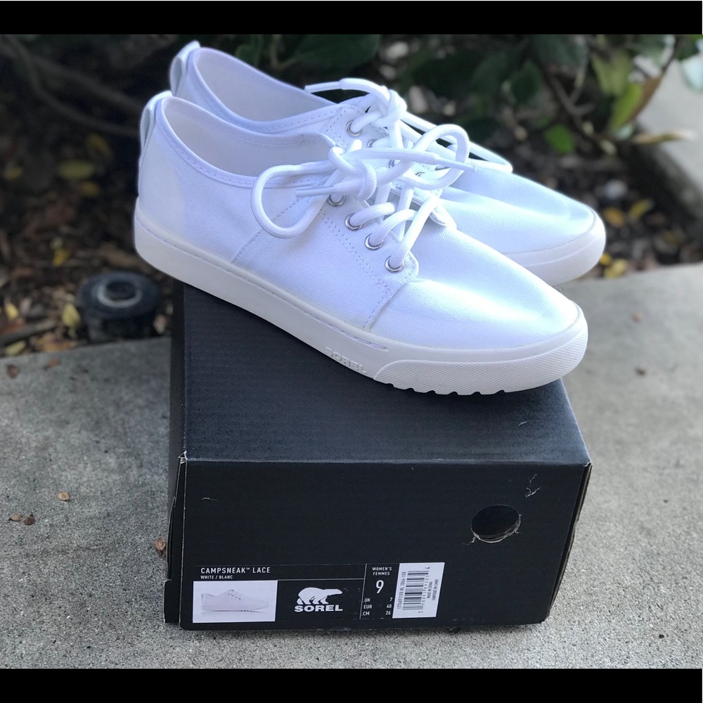Sorel Campsneak lace sneaker Sz 9 NIB